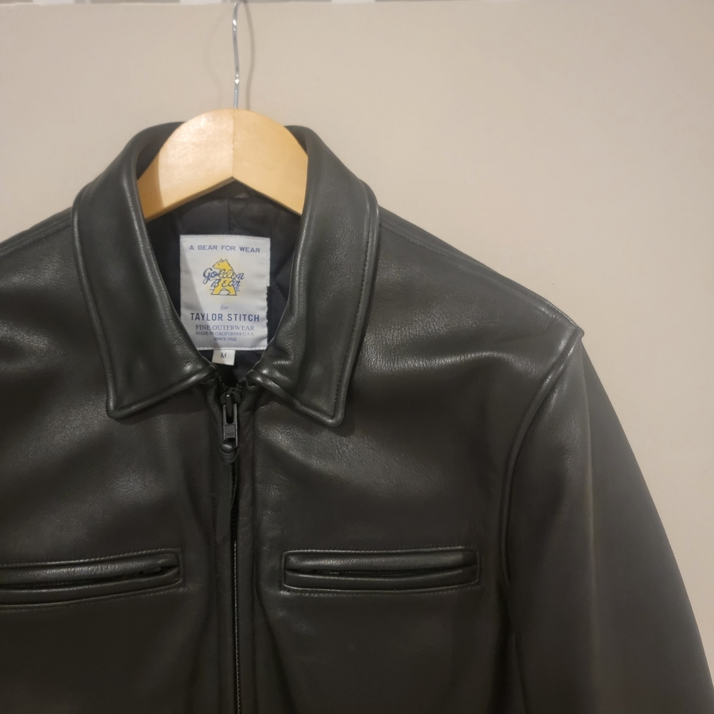 Taylor Stitch Moto Jacket in Black Steerhide M